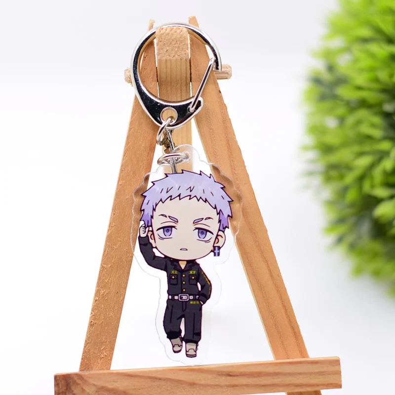 Tokyo Anime Keychain 9 Styles Arcylic Cartoon Figures Keyrings Kawaii Key Chain Accessories