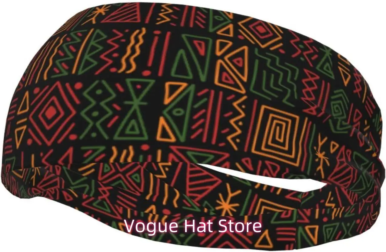 

Cute African Tribal-80 Women's Men's Sweatband Sports Headband for Running,Cycling, Yoga,Fitness Workout Africa Hairband