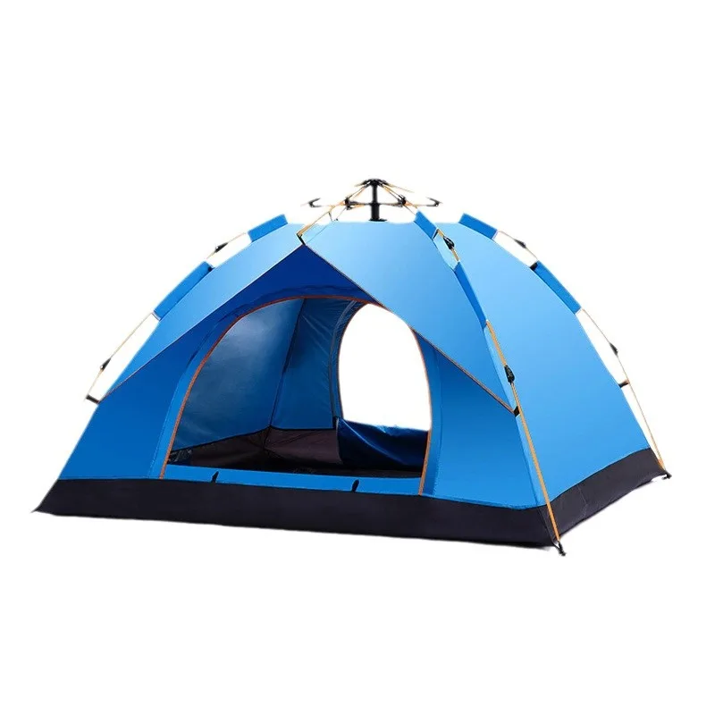 Outdoor tent hydraulic fully automatic double 3-4 camping camping camping easy quick opening