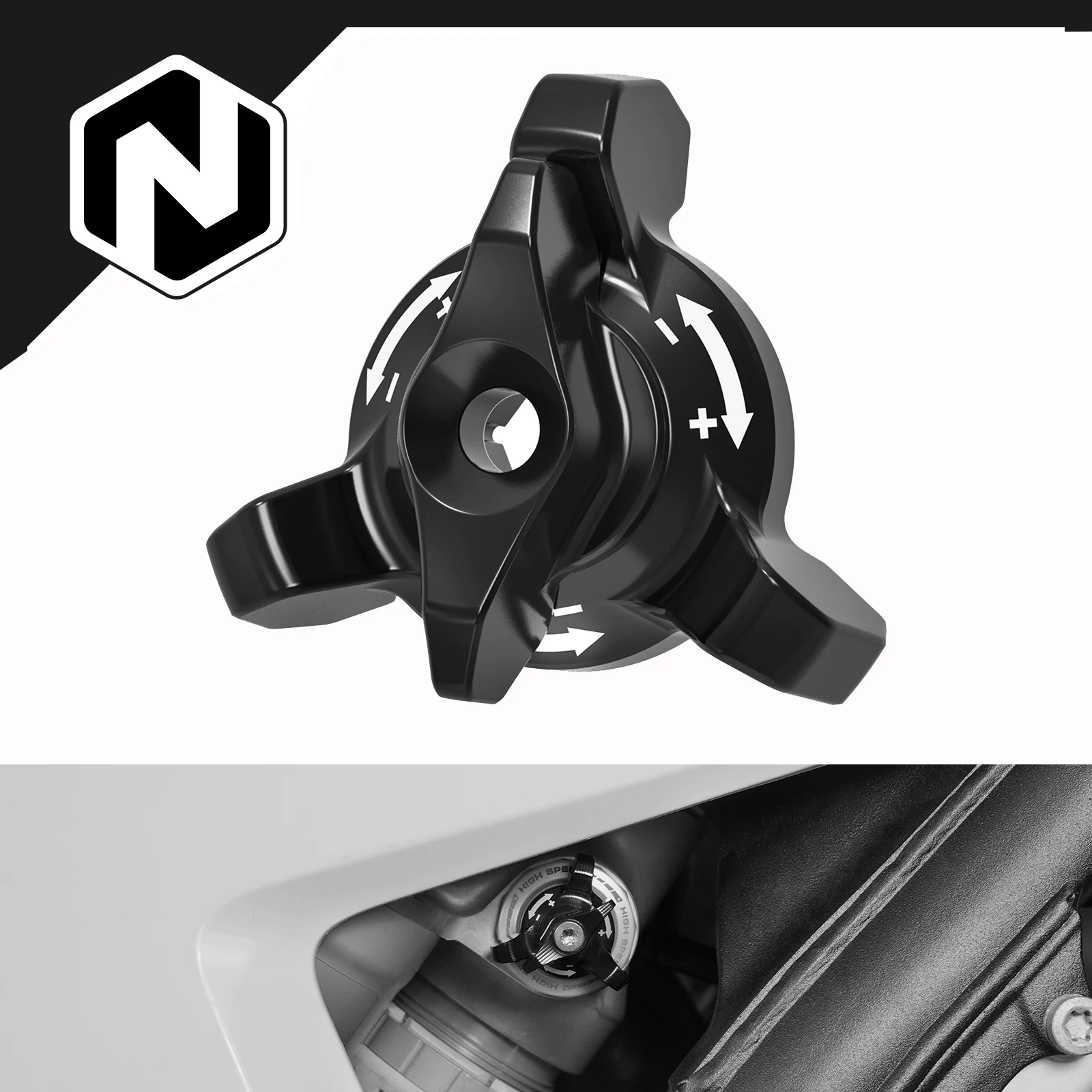 

For KTM EXC 300 2024-2025 NICECNC Rear Shock Absorber Adjuster SX 125 SXF 450 XC XCF 350 2023-2025 EXCF 350 XCW 500 XCF-W XW-F