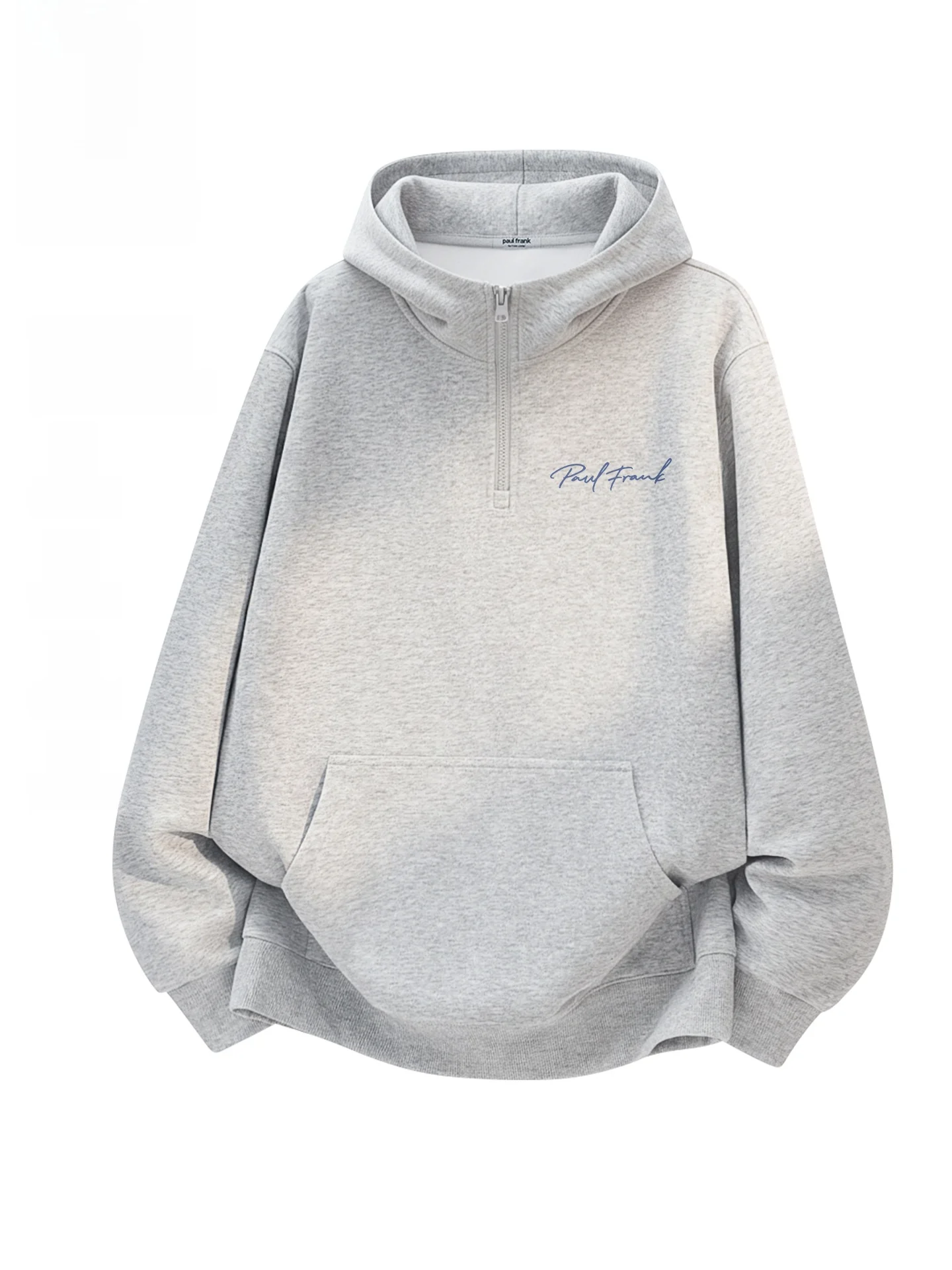 

Heavyweight Hooded Sweatirt Men's Spring 2026 New American Sle Long Sve Zipper Casual Cotton Polyester Blend