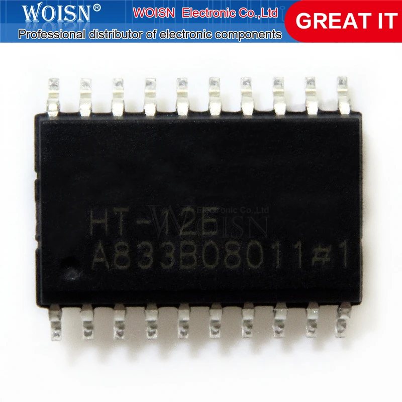 6pcs/lot HT-12E + HT12D HT12E HT-12 SOP-20 quality assurance In Stock