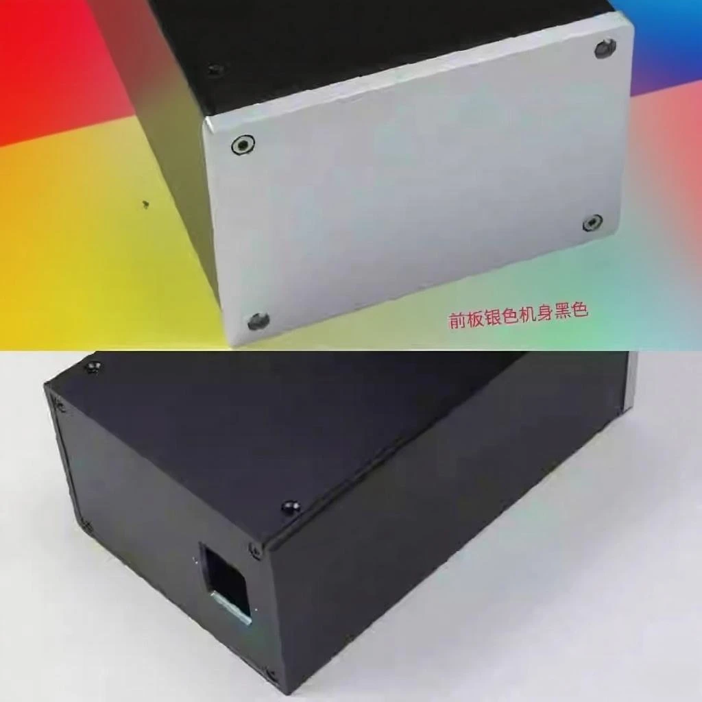 Type 1412 all-aluminum alloy chassis, size 140 * 120mm Applicable to multi-function power amplifier/headamp/industrial control
