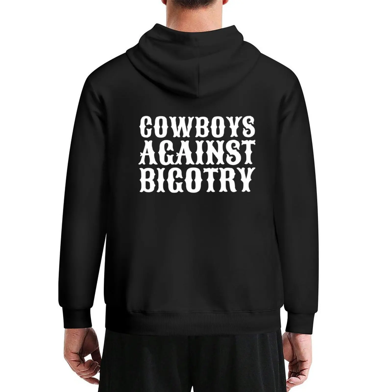 

White Orville Peck Cowboys Against Bigotry Lyrics Hoodie male clothes autumn jacket men tracksuits