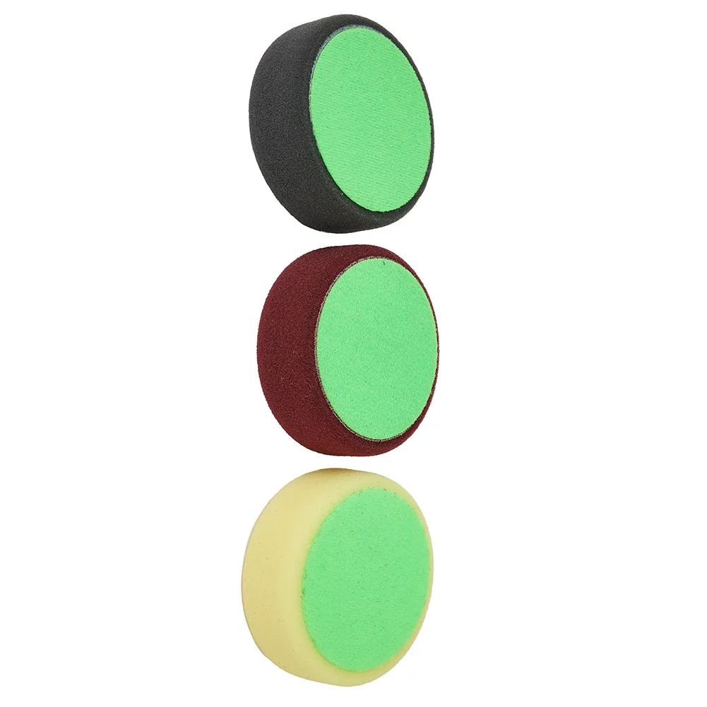 

3PCS Sponge Buffing Pads Foam Polishing Pads Kit Sanding Disc For Car Waxing Automotive Coatings Power Tool Accessories