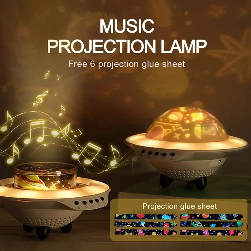 Stern Himmel Projektor Nachtlicht drahtlose Bluetooth-Fernbedienung Stern Himmel Projektions lampe wiederauf ladbare Tisch lampe Weihnachts geschenk