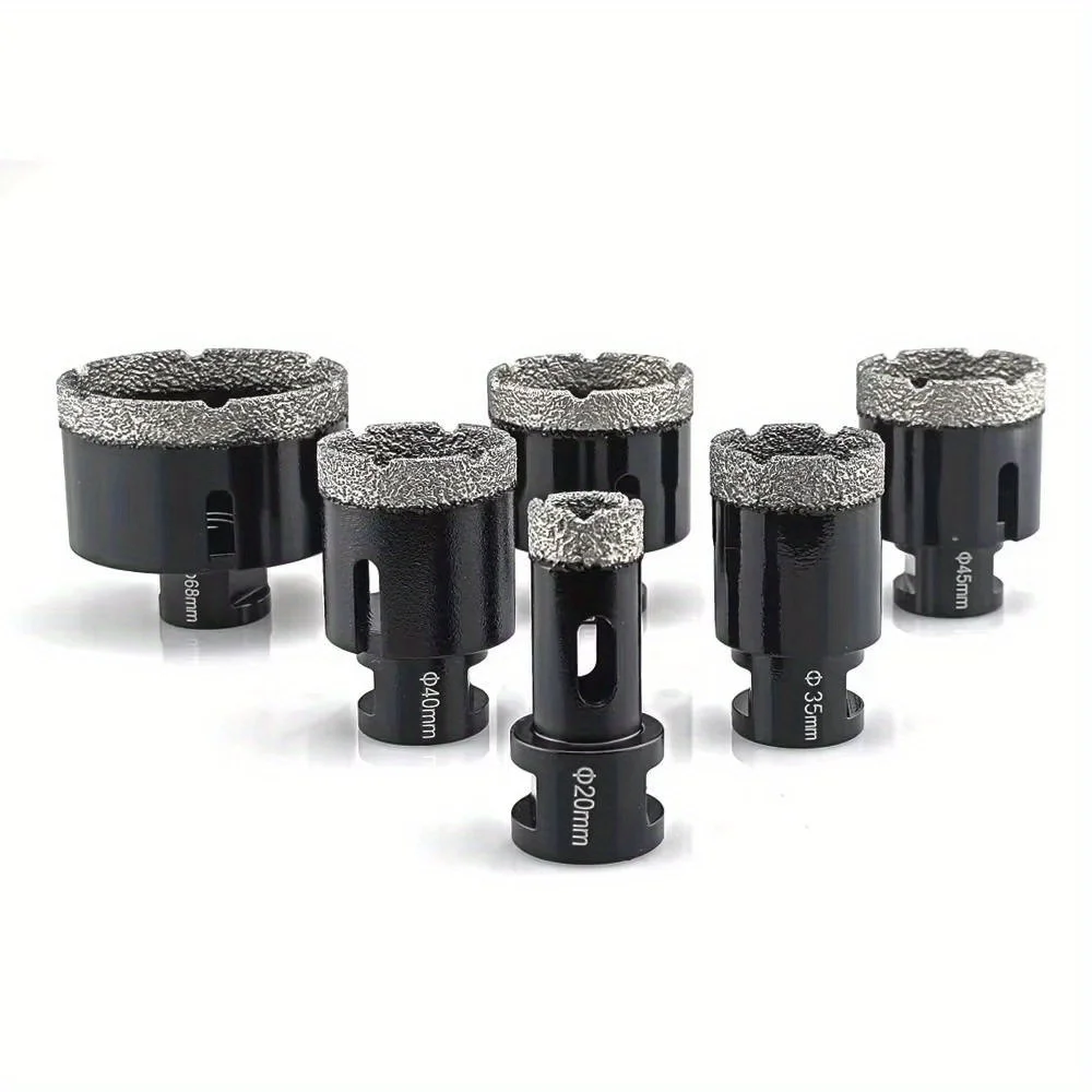 6-120mm M14 Thread Diamond Core Drill Bit Perfect for Porcelain, Granite, Ceramic, Marble and Brick Vacuum Brazed Hole Saw Tool