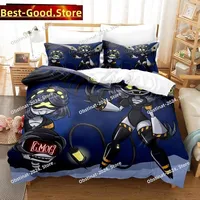 Fashion 3D Anime Murder Drones Bedding Set Printed single Comforter Quilt Duvet Cover Pillow Case 3 Pieces Sets Kids Adult Size