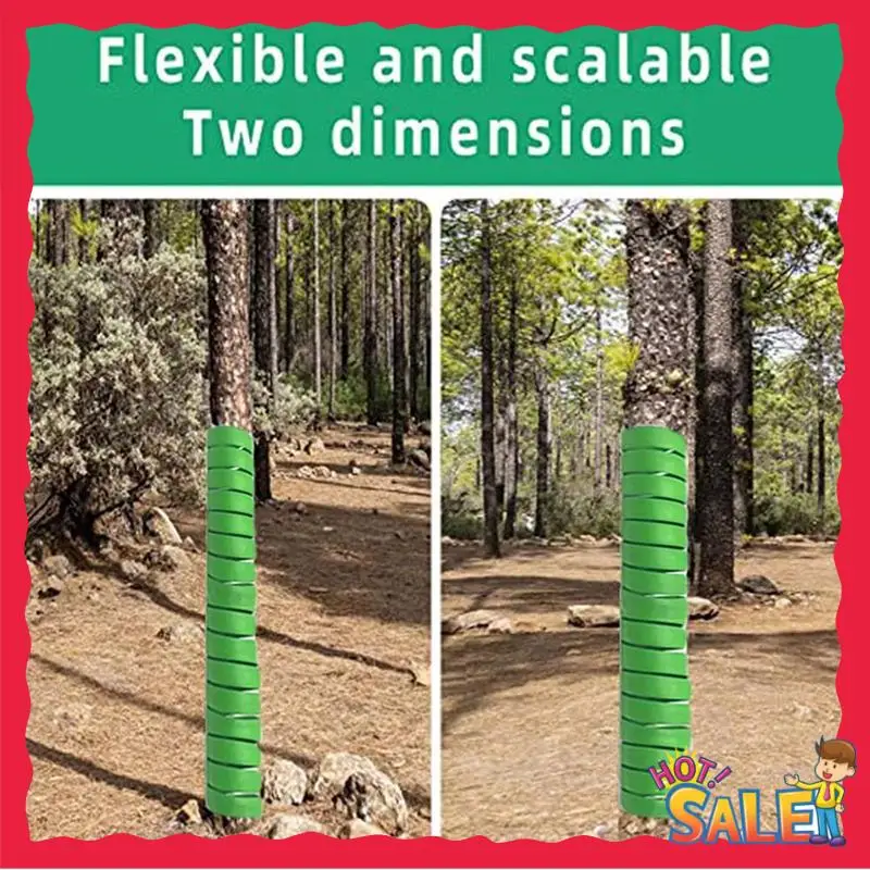 

BOFO 4PCS Tree Trunk Protector Plastic Spirals Tree Guards Trunk Protector Tubes Wraps Protect Plant From Deer Cats Durab