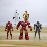 Star Wars Die Cast Figures Marvel Ultron Diesast Stormtrooper C-3PO Model Toy Figurine Kids Birthday Gifts