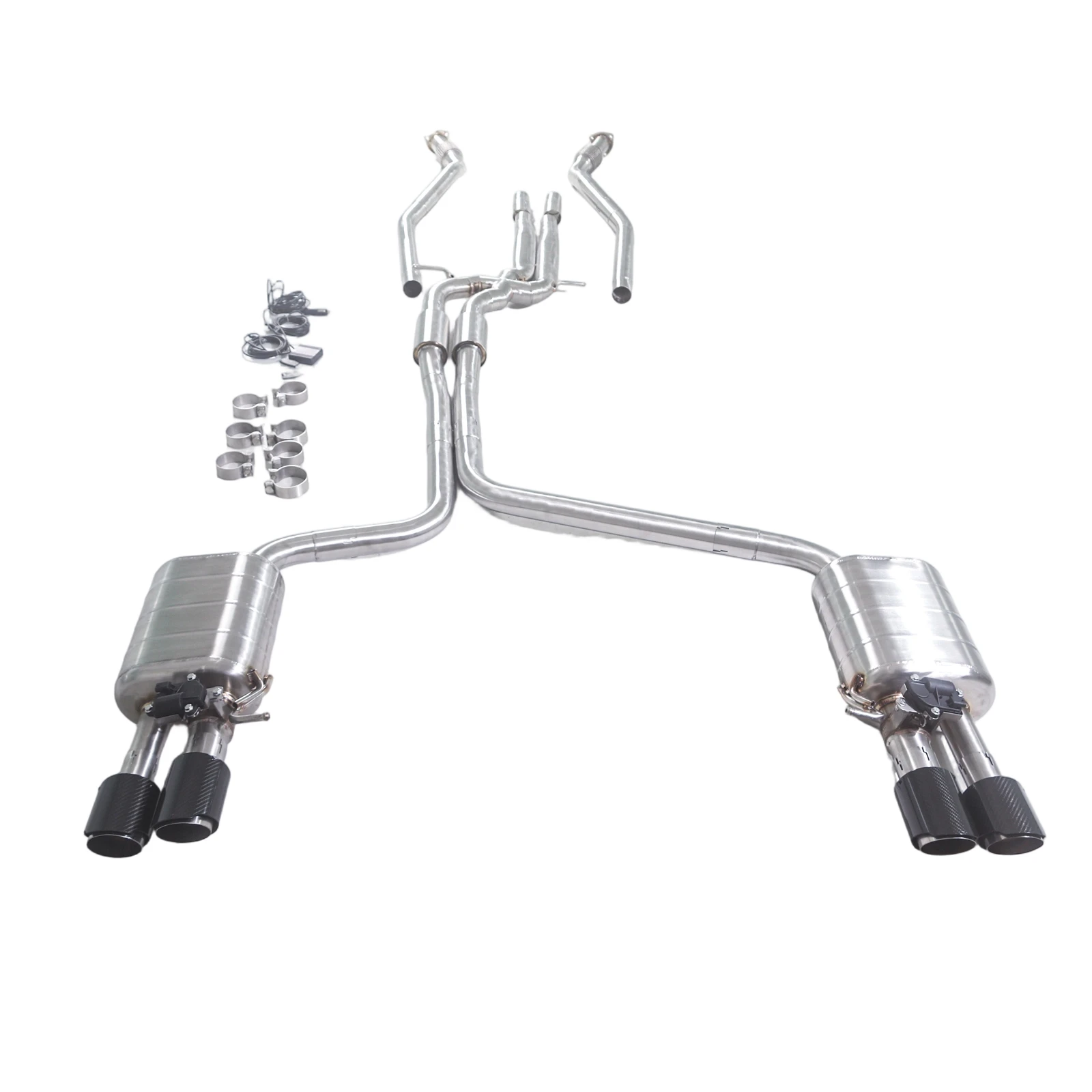 

GFC подходит для передней трубы 3.0T и 4.0T +Catback с клапаном выхлопных систем Audi A7, A6, A8 и C7.