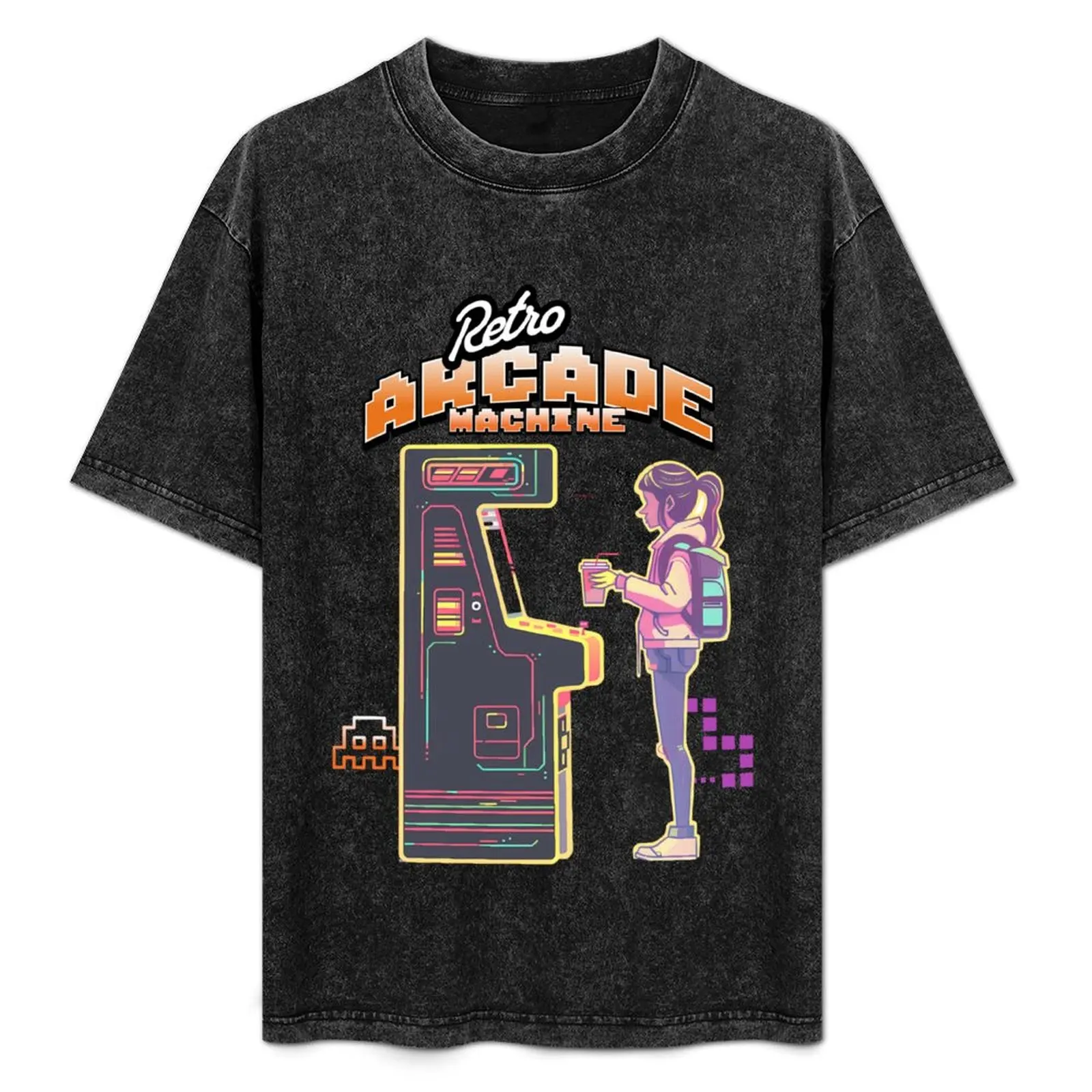 

More than Images: Arcade Digital Art with Soul and Emotion T-Shirt cute tops shirts graphic t shirt men 100℅ cotton