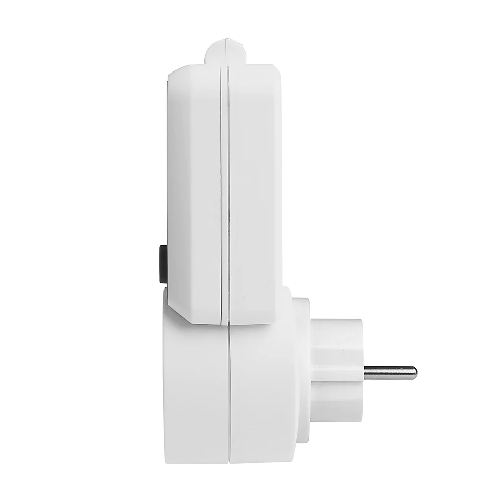 16A 3680W Dual Rate Energy Monitoring Socket With 135 Degree LCD Display For Home Office High Power Appliance Electricity Meter