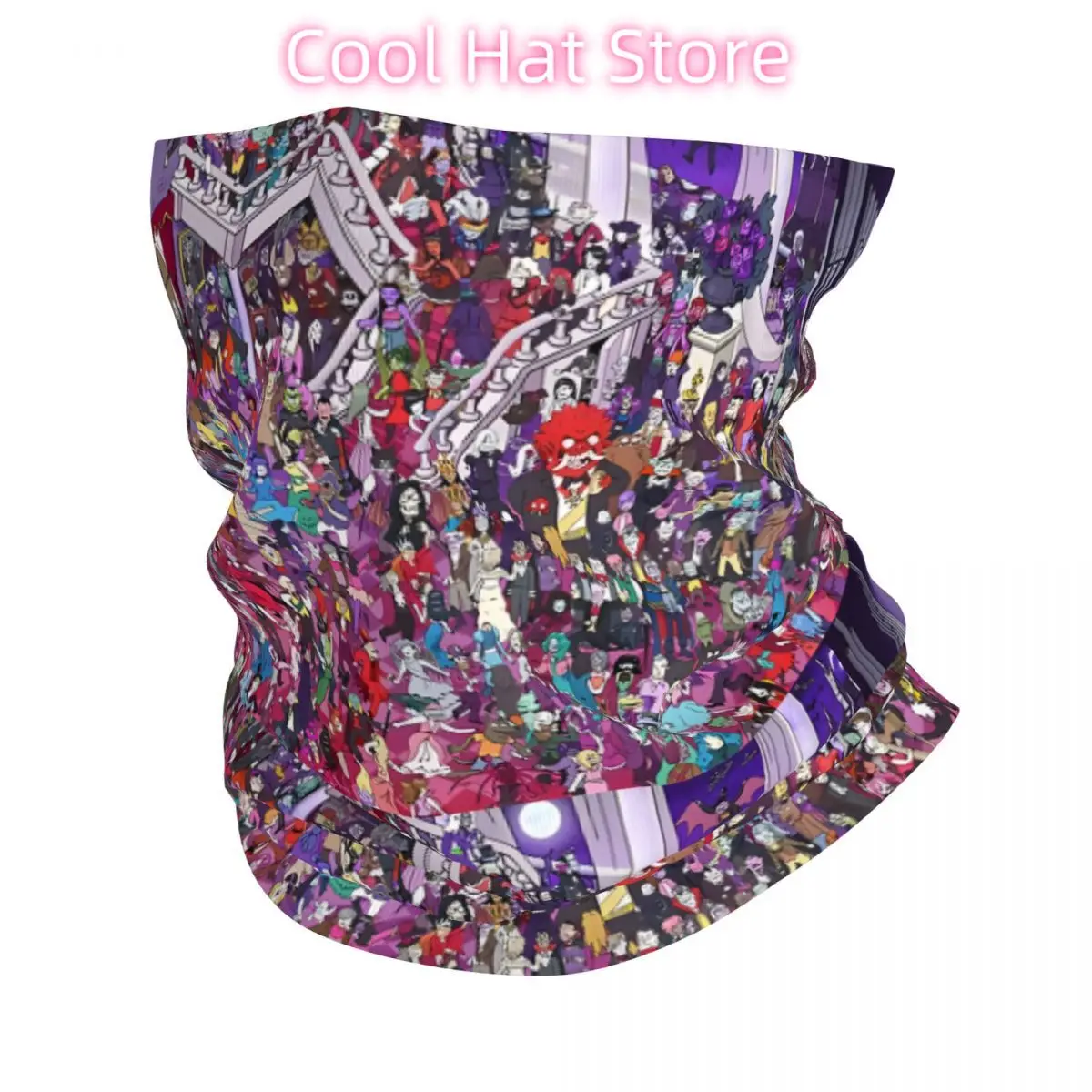 

The Vampires Ball Poster Bandana Neck Cover Printed Wrap Scarf Multi-use Cycling Riding for Men Unisex Thin