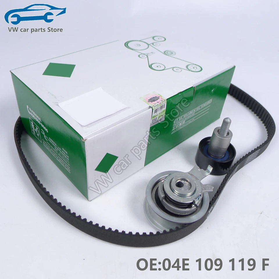 

3/4PCS Timing Belt Tensioner Kit For VW Jetta Golf 5 6 For Audi Seat EA211 engine 04E109119F,04E109479A,04E109244B,04E105263D