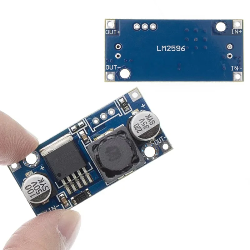 LM2596HVS LM2596 power supply module DC-DC BUCK 3A adjustable buck module regulator ultra LM2596S Step down 24V switch 12V 5V 3V