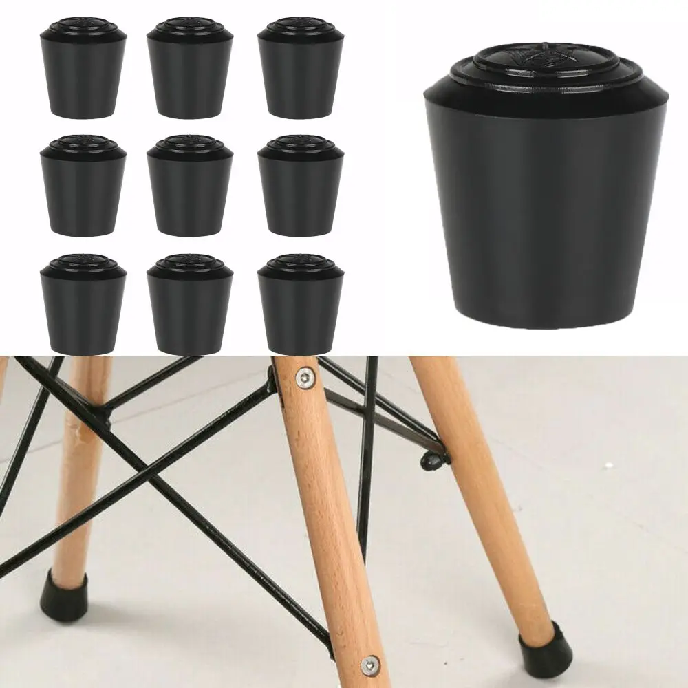 10pcs/pack Round Anti-slip Pad Leg Tip Furniture Feet Foot Cover Chair Leg Caps Floor Protectors