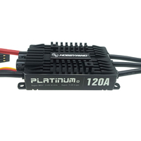 Hobbywing Platinum Pro V4 120A 3-6S Lipo BEC Empty Mold Brushless ESC for RC Drone Aircraft Helicopter