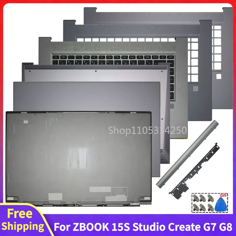 Новинка для ZBOOK 15S Studio Create G7 G8: Замена задней крышки экрана ноутбука с подсветкой (США/Великобритания/Франция/Лаос/Испания/Италия/Россия) с подсветкой и верхней/нижней крышкой корпуса.