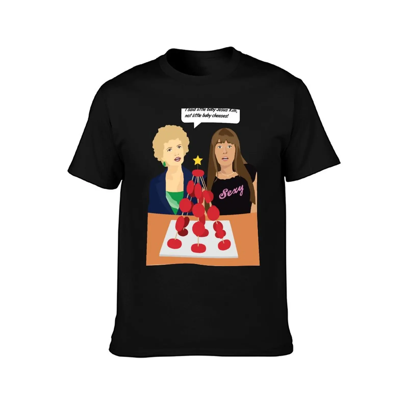 Kath & Kim Christmas T-Shirt Casual Basic Street Style T-Shirt
