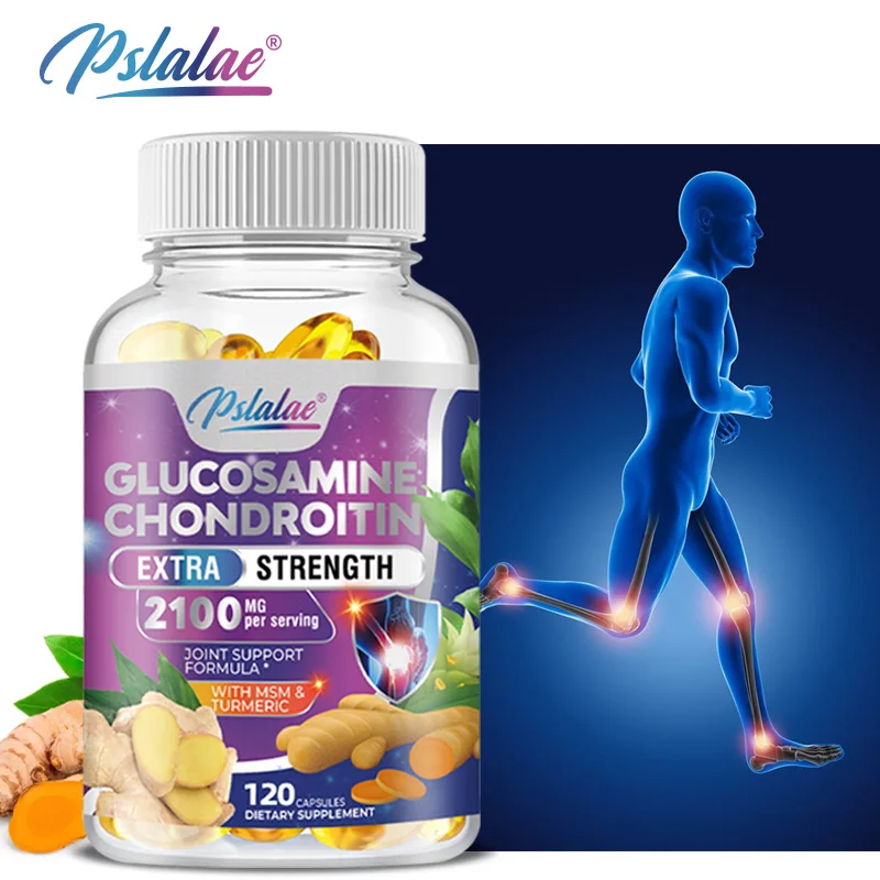 

Glucosamine Chondroitin 2100 Mg - Antioxidants, Support Joint Health and Flexibility, Improves Sleep Quality, Non-GMO