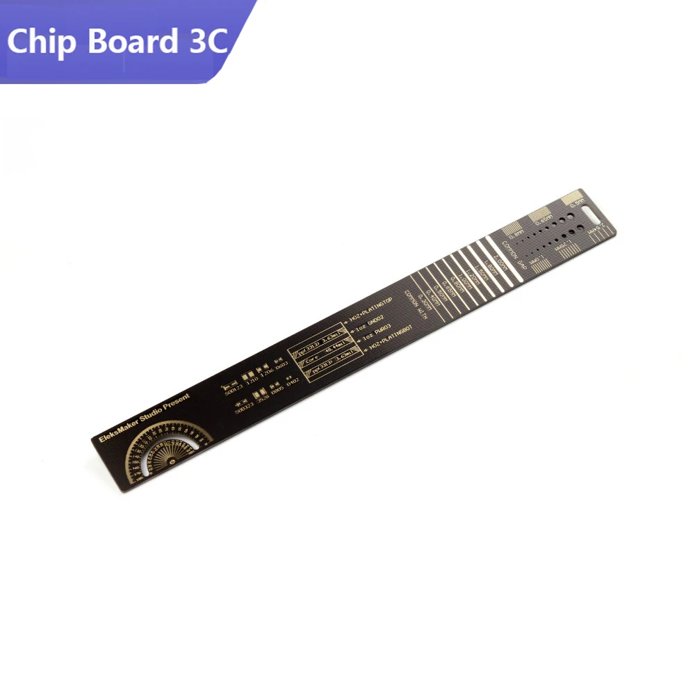 多機能PCB定規,25cm,ツール,抵抗器,チップ,IC SMD,トランジスタパッケージ,電子部品