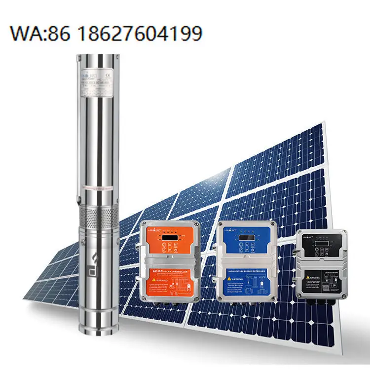 DC Solar Pump Submersible Deep Well Borehole Pool Filtration