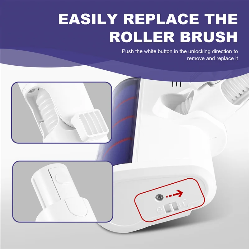 L73A 2025-Electric Head Roll Brush For Xiaomi Dreame V8/V9/V9b/V10/V11 Vacuum Cleaner Accessories,Narrow Pitch 5.8Mm