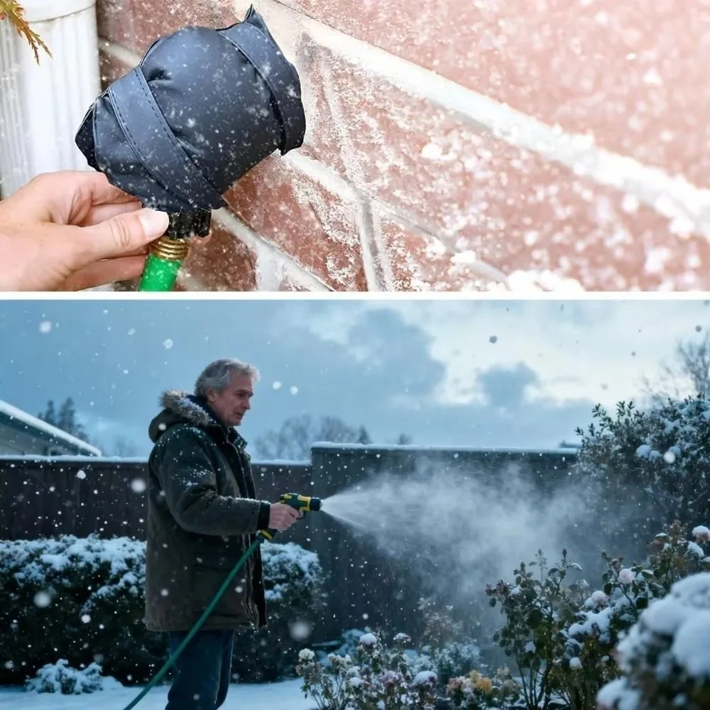 New Leather Winter Faucet Cover Antifreeze Protective Winter Faucet Protector Insulated Water Tap Protector Garden Yard