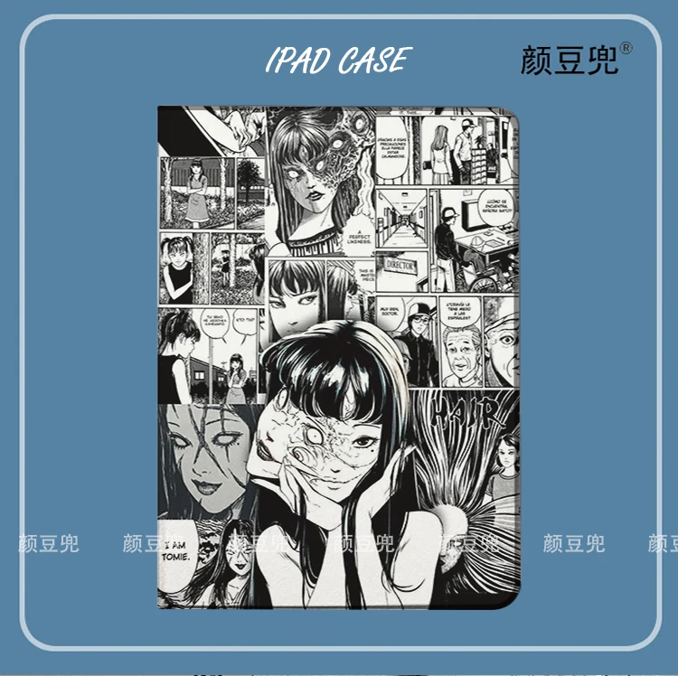 Junji Ito Fujiang Anime Case For iPad 10.2 inch 8th 10th Air 4 5th Mini 5 6 Case Luxury Silicone For iPad Pro 11 12.9 inch 2023