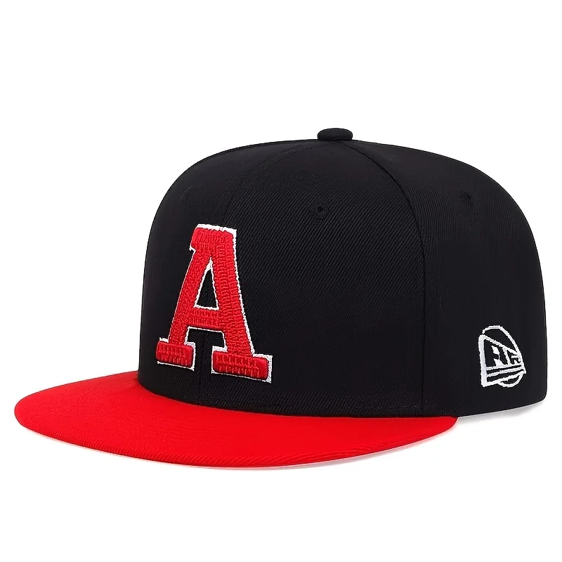 Unisex-Hip-Hop-Hüte mit Buchstaben-Stickerei, für Frühling und Herbst, für den Außenbereich, verstellbar, lässige Baseballkappen, Sonnenschutzhut – Detail 5