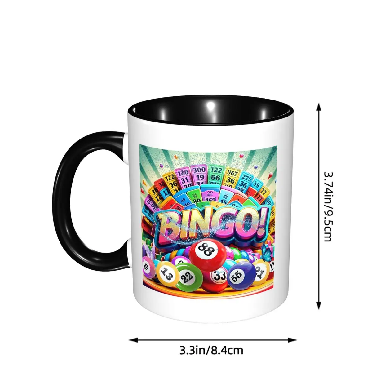 Best Play Bingo Game For Bingo Players Mug Funny Ceramic Coffee Cups Tea Mugs Milk Cup Drinkware Gift for Friends