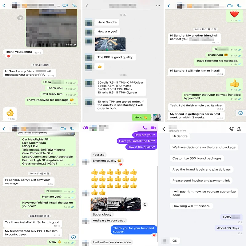 Kwaliteit OEM glasfolie tint 2-laags hoge heldere zonne-autoruitfolie zonne-autoruitfolie