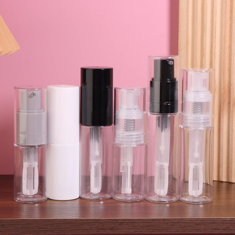 زجاجات رذاذ قابلة لإعادة الملء للسفر، زجاجة رذاذ مسحوق شفافة، موزع مسحوق الطفل، حاوية بلاستيكية قابلة للفصل #5