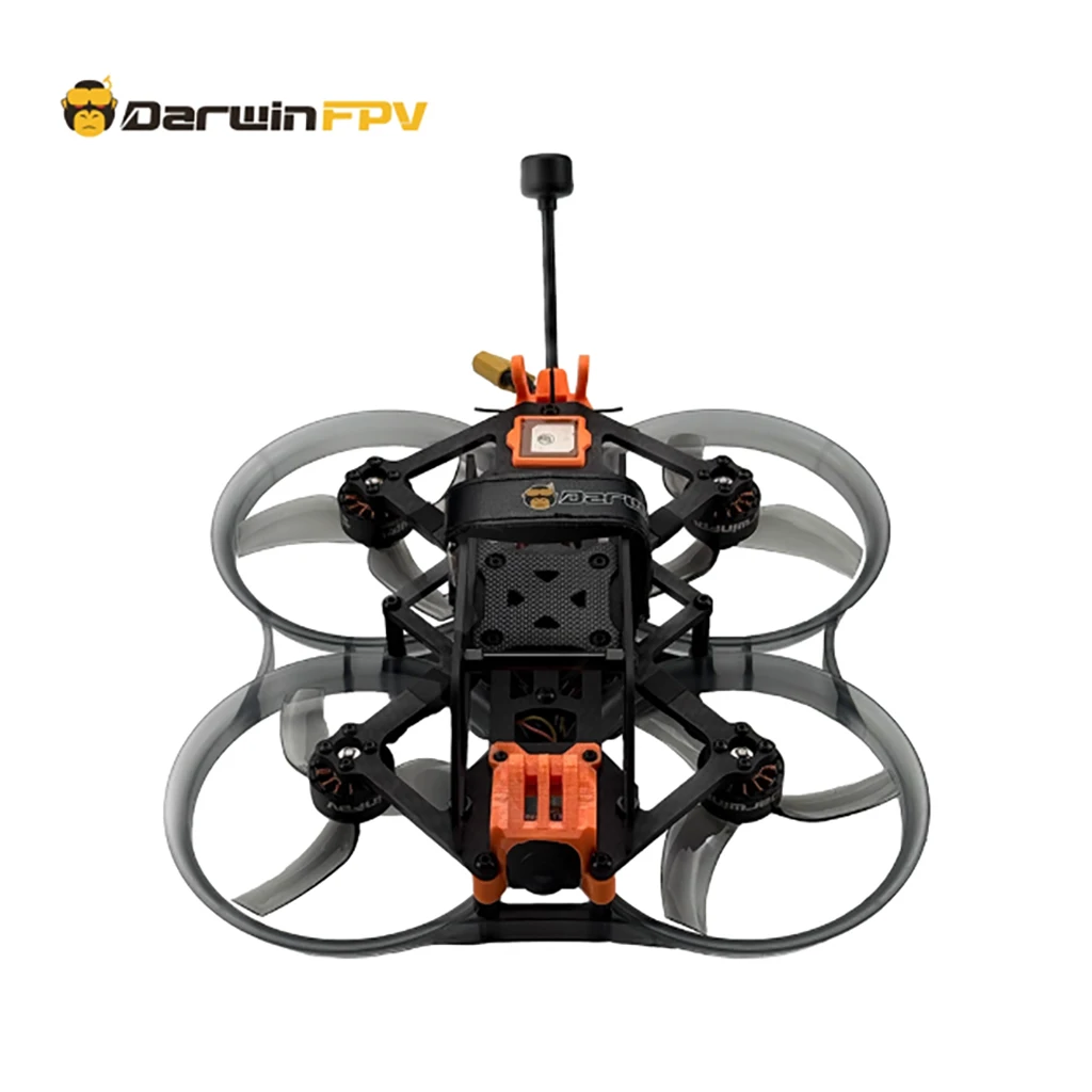 WasserdichtDarwinFPV HULKIII Mini Analog 6S FPV Racing Drone mit M1018 GPS ELRS 2,4G Empfänger 5,8G 1000mW VTX RC Quadcopter