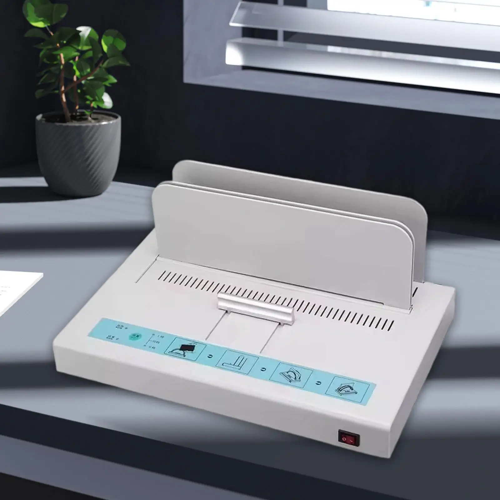 Thermal Binding Machine 1-50mm Binding Thickness Hot Melt Machine for Quotations Documents Financial Vouchers Invoices Folders