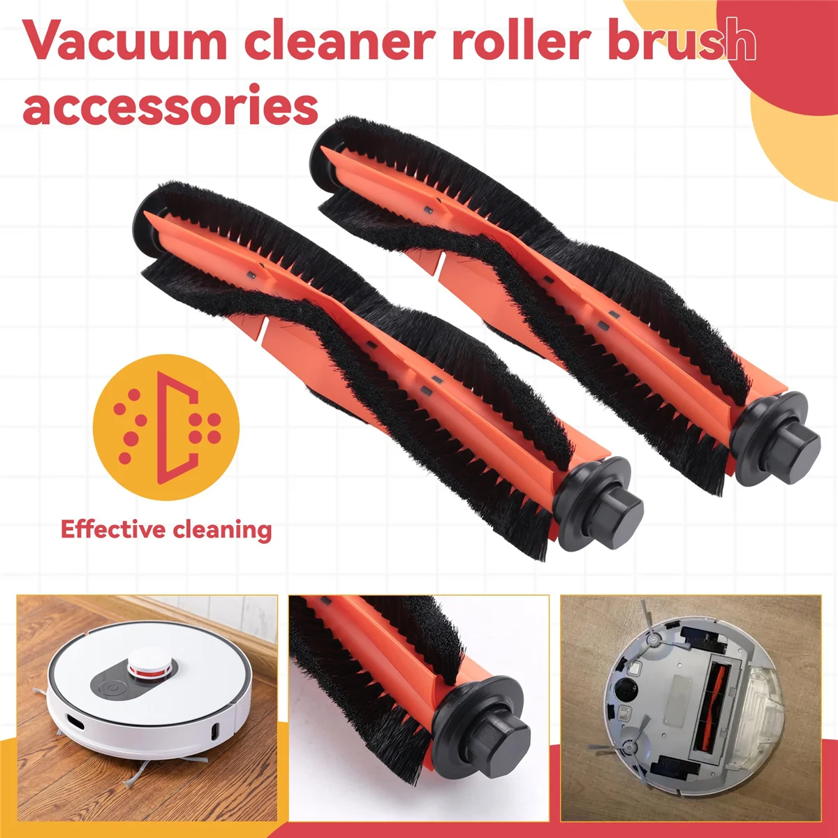 Запасные части L65A основной щетки роликовой щетки для робота-пылесоса Xiaomi Roidmi EVE Plus