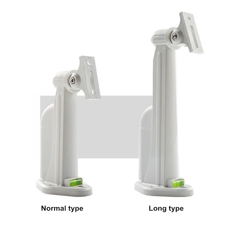 Wall Mount Bracket ABS Plastic Ceiling Mount Holder Security CCTV Camera Stand Hidden Line/Connector Bracket with Spirit Level