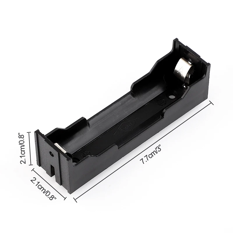 ABS 18650 Black Power Bank Cases 1X 2X 3X 4X 18650 High quality DIY battery box 1 2 3 4 Slot Batteries Container With Hard Pin