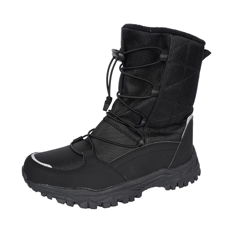 

Winter Snow Boots Women High Top Outdoor Warm Soft Plush Hiking Shoes Women Anti-slip Thick-soled Casual Women Shoes