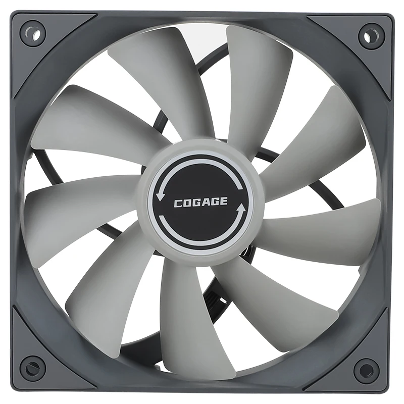 Thermalright COGAGE T12 12cm Chassis Fan 9 Blades/PWM Temperature Control/1550RPM/70CFM Cooling Fan