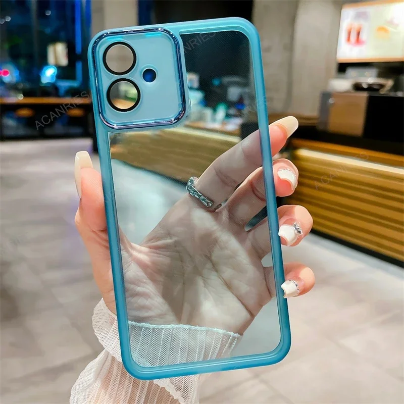 

For Motorola Moto G35 G85 G60 G40 G54 G64 G34 G32 G24 G14 edge 40 50 50Ultra 5G Neo Pro Clear Silicone Case Camera Protect Cover