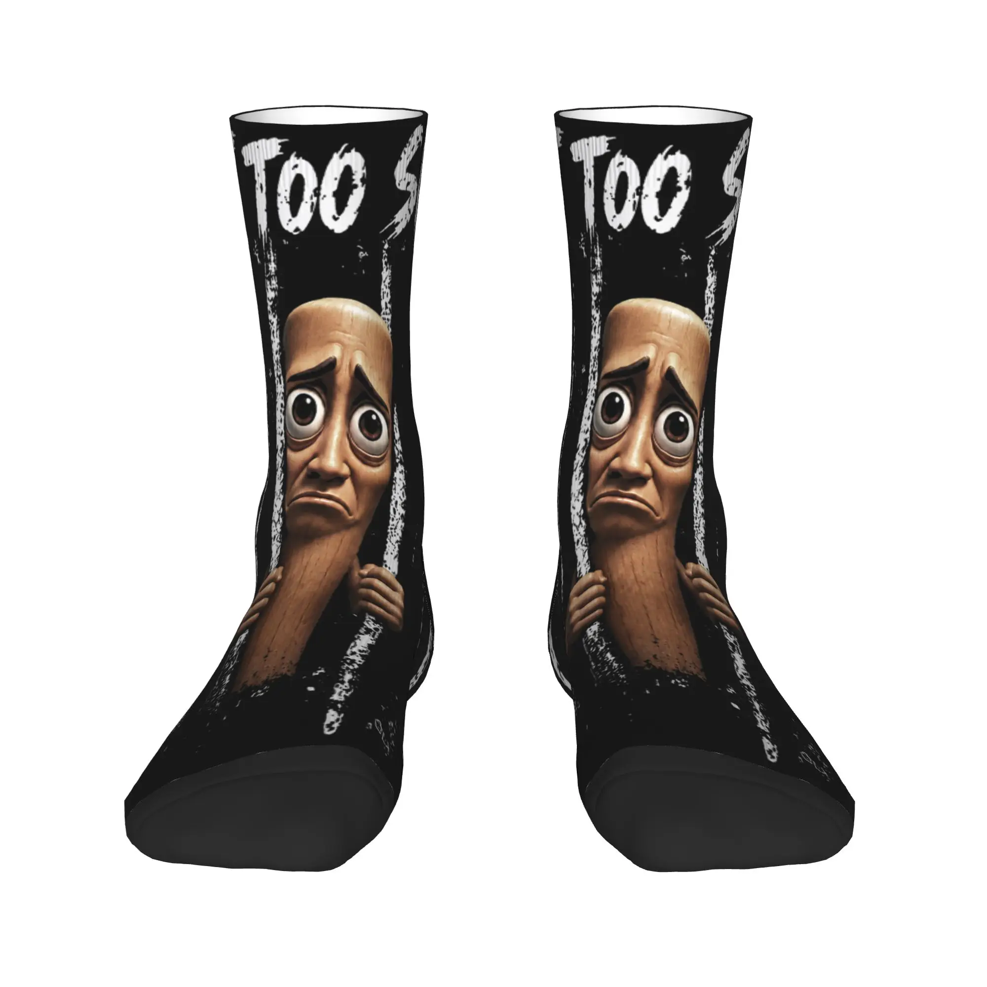 Tung Tung Sahur Funny Jailbird Prison Got Too Silly Stockings Casual Socks Autumn Anti Skid Socks Men Cycling Medium Soft Socks