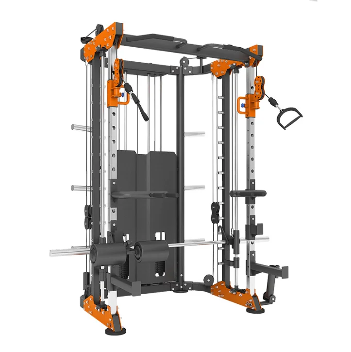 Smith machine comprehensive training equipment commercial fitness equipment squat multifunctional gantry frame for home use