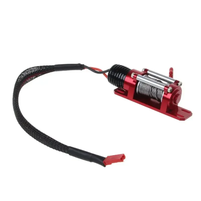 

RC Car Metal Steel Wired Automatic Simulated Winch for 1/10 RC Crawler Car Axial SCX10 90046 D90 TRX4