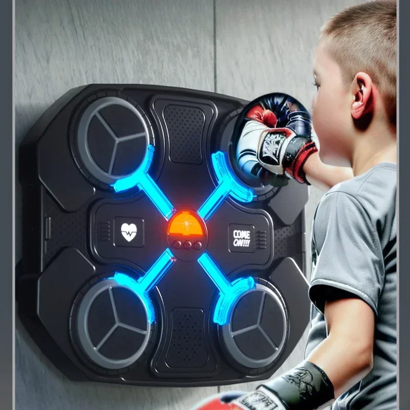 New Smart Music Boxing Target Children\'s Electronic Boxing Wall Target Reaction Target Children Adult Sandbag Training Equipment