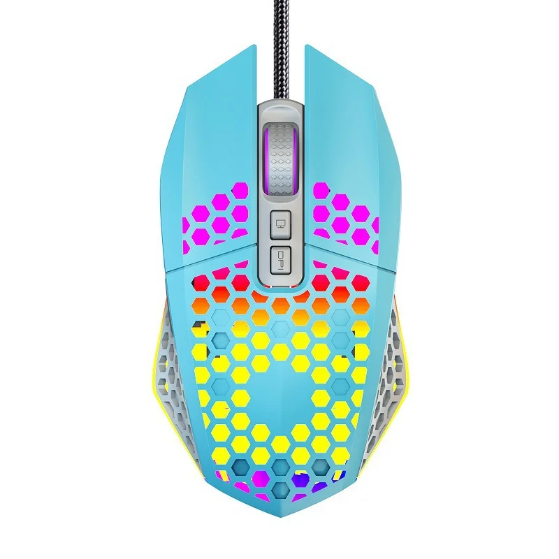 BAJEAL G1 RGB Wired Gaming Mouse 8000 DPI High Precision for Desktop Laptop Esports Macro Programming Feature Ergonomic Design