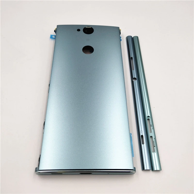 New Full Housing Middle Front Frame Bezel Housing For Sony Xperia XA2P XA2 Plus With Battery Back Cover + Side Strip