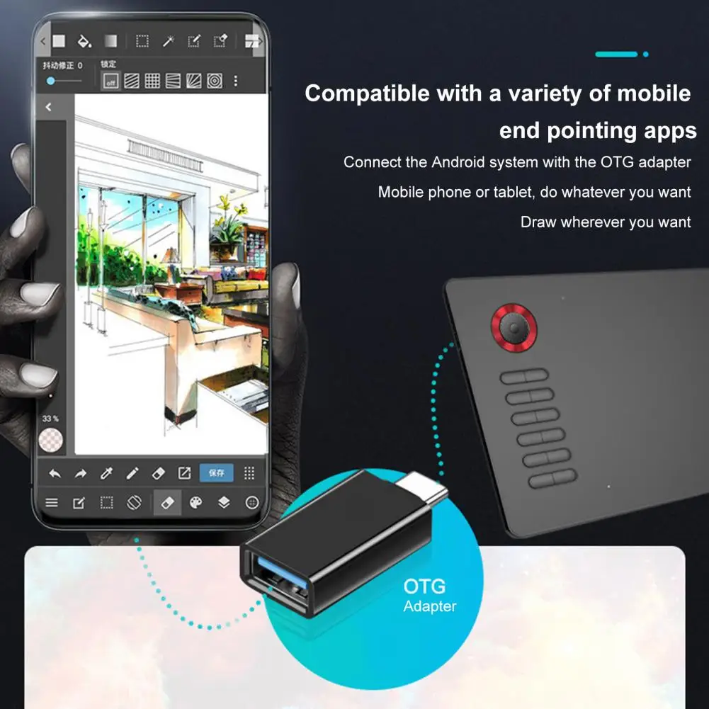 VEIKK A15PRO LCD Writing Tablet 8192 Pressure Sensitivity Type-C 5080LPI Digital Art Graphics Tablet for Windows/Mac/Android