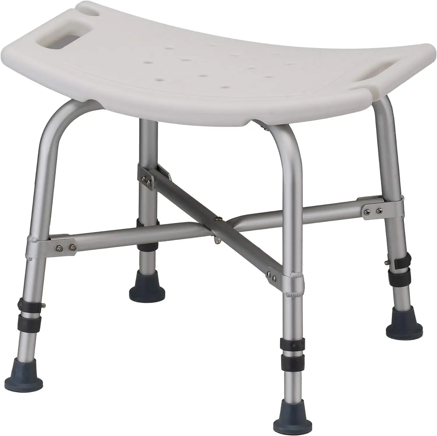 

NOVA Medical Products Heavy Duty Shower Bath Chair 500 lb. Weight Capacity Quick Easy Tools Free Assembly Lightweight Seat Heigh